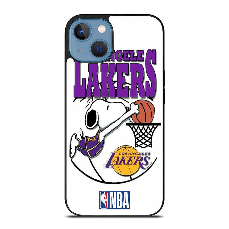 LA LAKERS SNOOPY DUNK iPhone 13 Case Cover