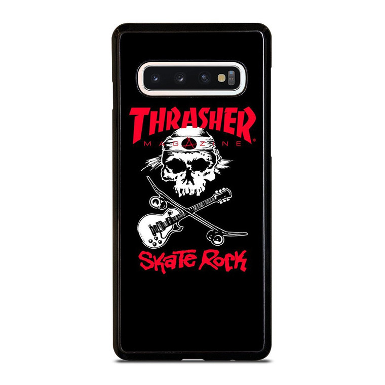 THRASHER SKATEBOARD MAGAZINE SKULL Samsung Galaxy S10 Case Cover