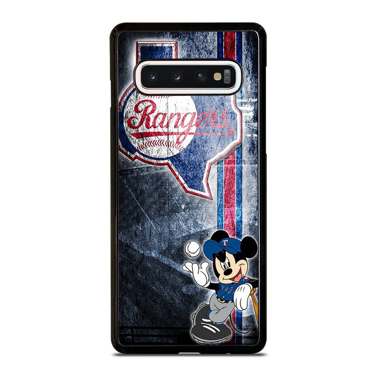 TEXAS RANGERS MICKEY MOUSE BASEBALL CLUB Samsung Galaxy S10 Case Cover