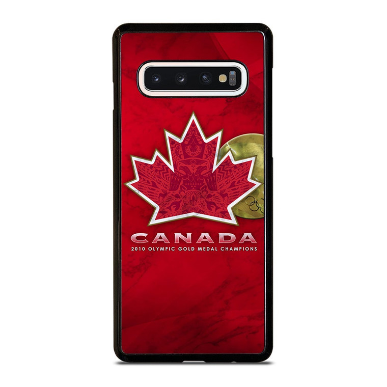 TEAM CANADA HOCKEY LOGO MARBLE Samsung Galaxy S10 Case Cover