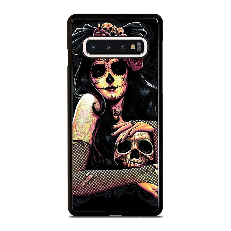 SUGAR SCHOOL TATTOO Samsung Galaxy S10 Case Cover
