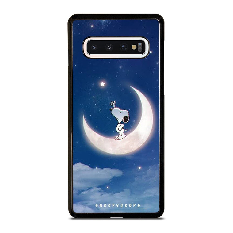 SNOOPY PEANUTS IN MOON Samsung Galaxy S10 Case Cover SNOOPY PEANUTS IN MOON Samsung Galaxy S10 Case Cover