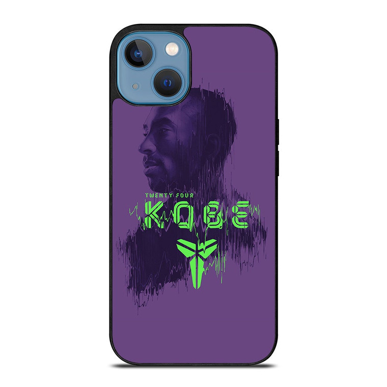 KOBE BRYANT TWENTY FOUR BLACK MAMBA iPhone 13 Case Cover
