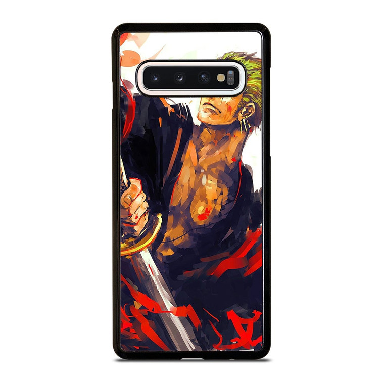 RORONOA ZORO ONE PIECE ART Samsung Galaxy S10 Case Cover
