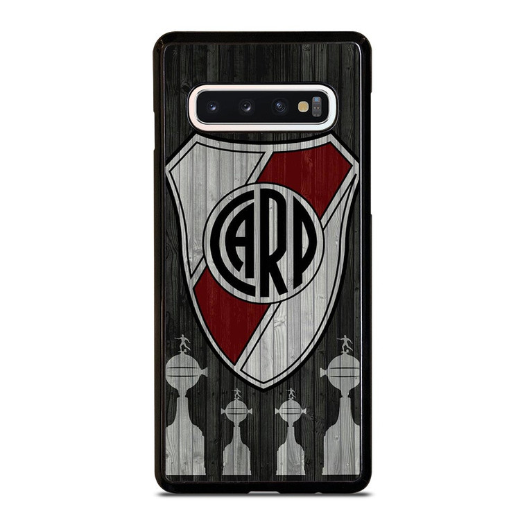 RIVER PLATE EL MAS GRANDE WOODEN LOGO Samsung Galaxy S10 Case Cover