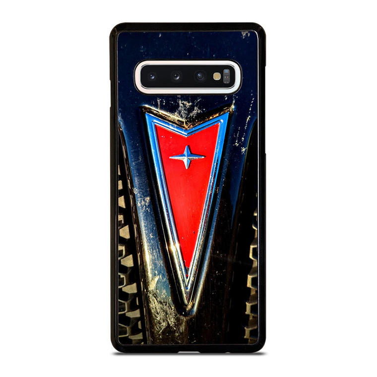 PONTIAC CAR METAL EMBLEM Samsung Galaxy S10 Case Cover