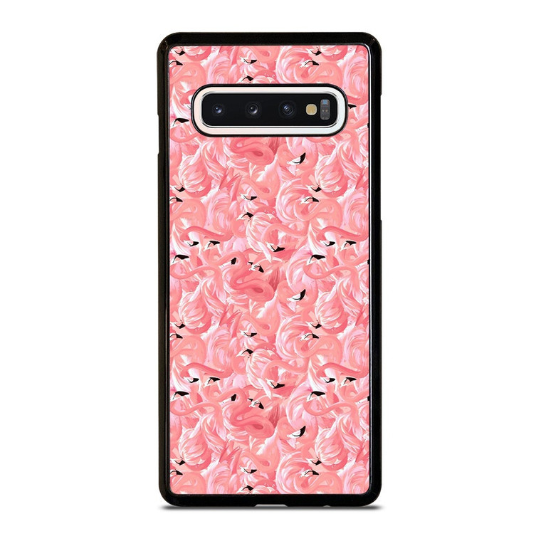 PINK FLAMINGO PATTERN Samsung Galaxy S10 Case Cover