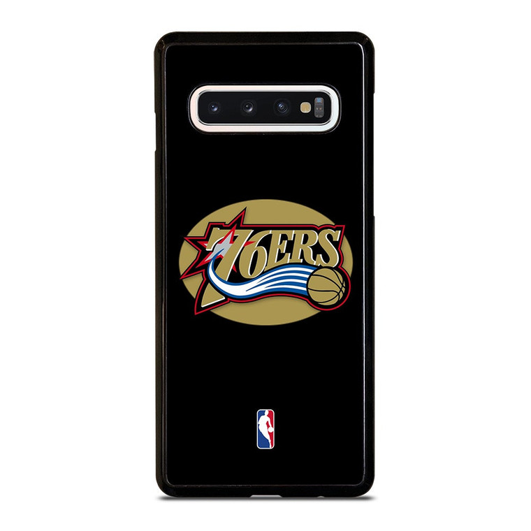 PHILADELPHIA 76ERS NBA GOLD LOGO Samsung Galaxy S10 Case Cover
