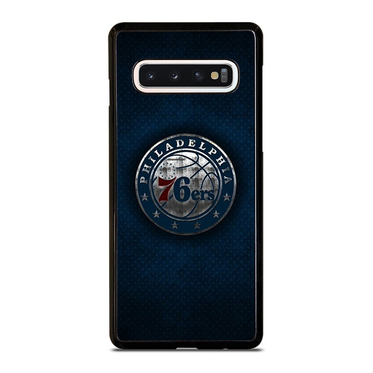 PHILADELPHIA 76ERS METAL LOGO Samsung Galaxy S10 Case Cover