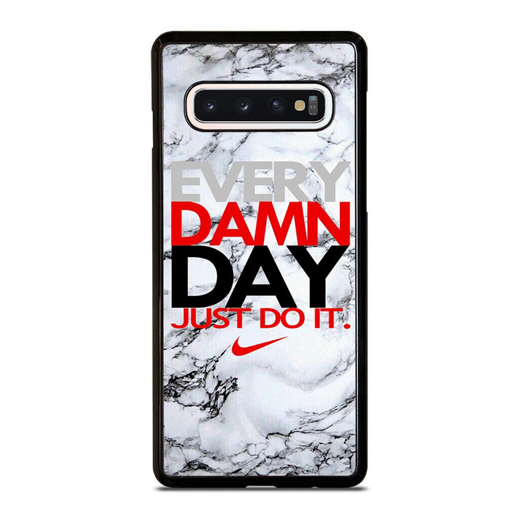 NIKE EVERY DAMN DAY MARBLE Samsung Galaxy S10 Case Cover