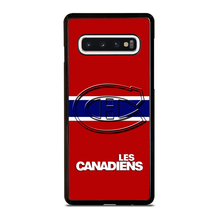 MONTREAL LES CANADIENS STRIPED LOGO Samsung Galaxy S10 Case Cover
