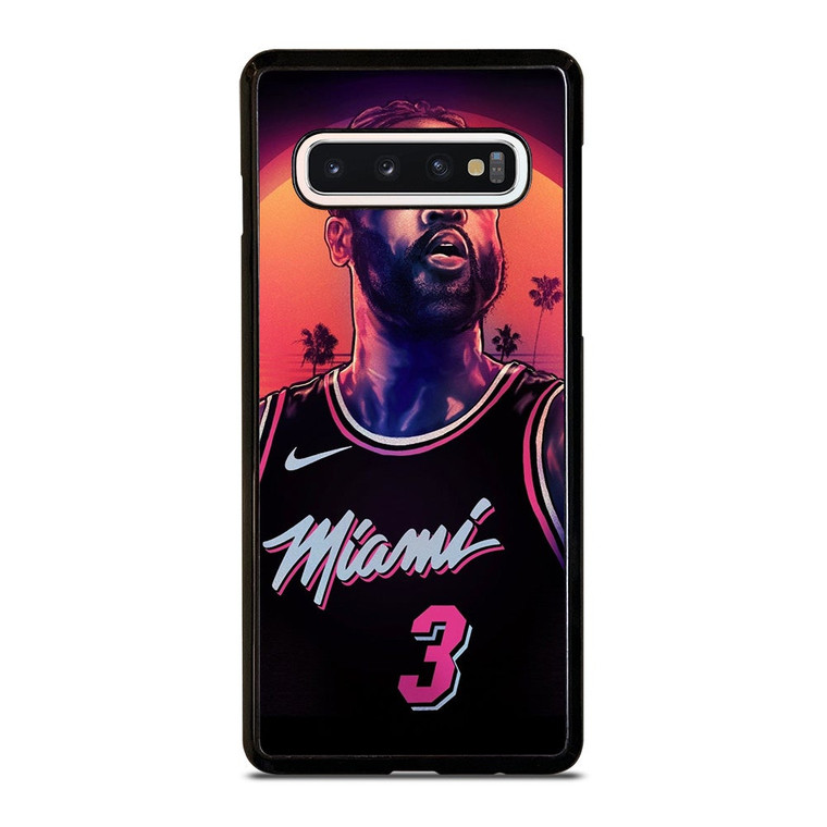 MIAMI HEAT DWYANE WADE 3 NBA Samsung Galaxy S10 Case Cover