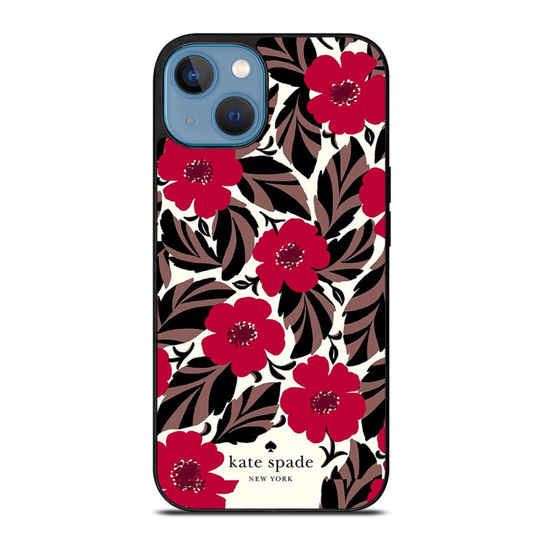KATE SPADE FLOWER RED iPhone 13 Case Cover
