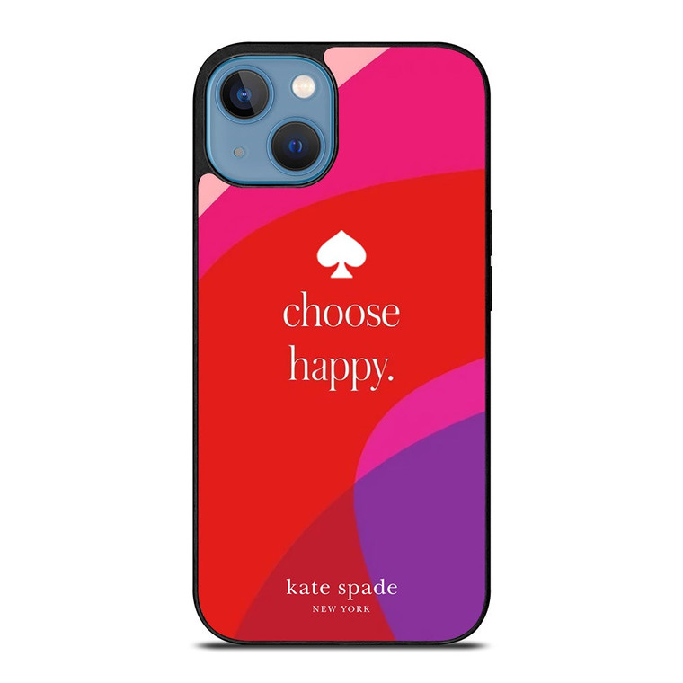 KATE SPADE CHOOSE HAPPY iPhone 13 Case Cover