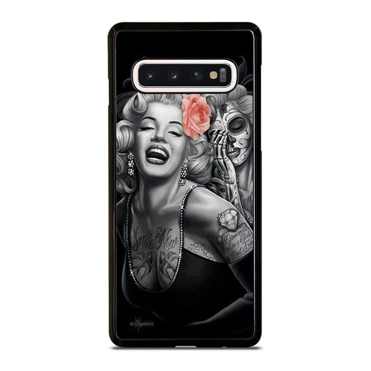 MARILYN MONROE TATTOO Samsung Galaxy S10 Case Cover