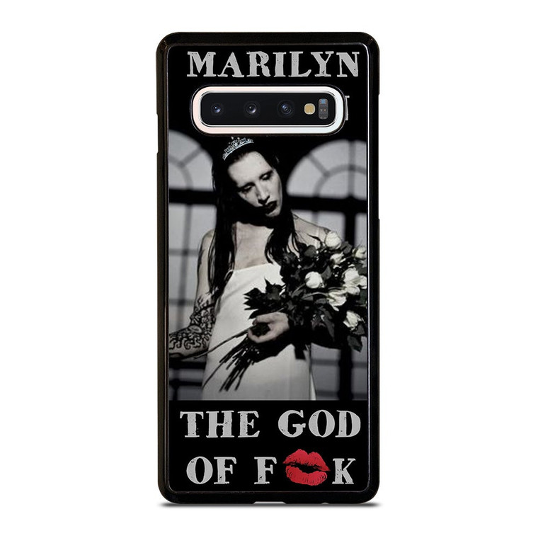 MARILYN MANSON THE GOD OF FUCK Samsung Galaxy S10 Case Cover