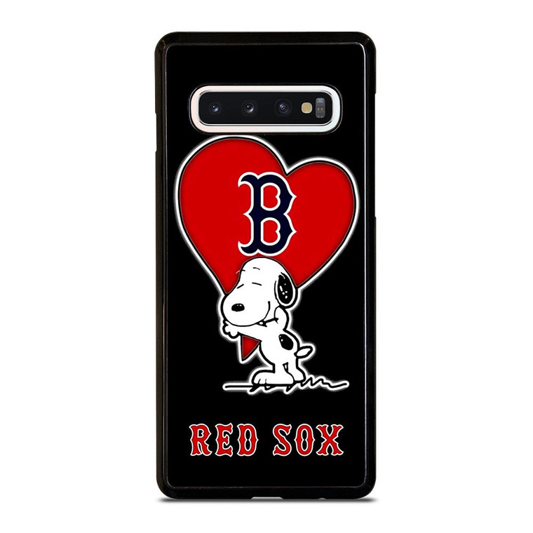 LOVE BOSTON RED SOX SNOOPY Samsung Galaxy S10 Case Cover