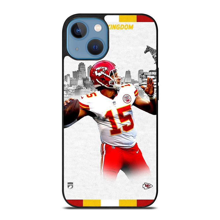 KANSAS CITY PATRICK MAHOMES NFL FOOTBALL iPhone 13 Case Cover