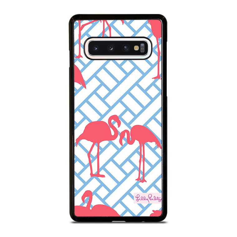 LILLY PULITZER FLAMINGO 2 Samsung Galaxy S10 Case Cover