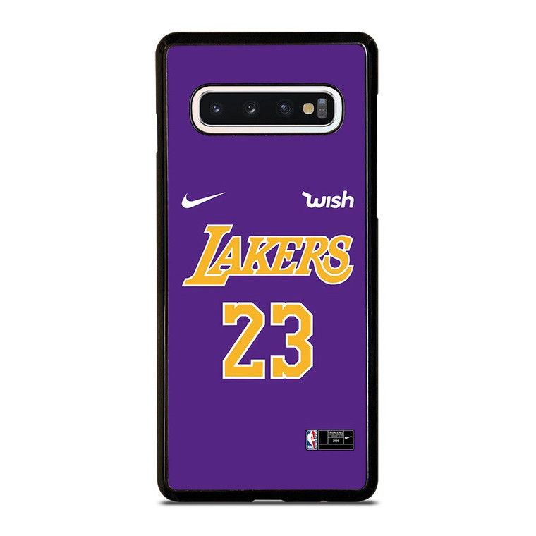 LA LAKERS LEBRON JAMES JERSEY Samsung Galaxy S10 Case Cover