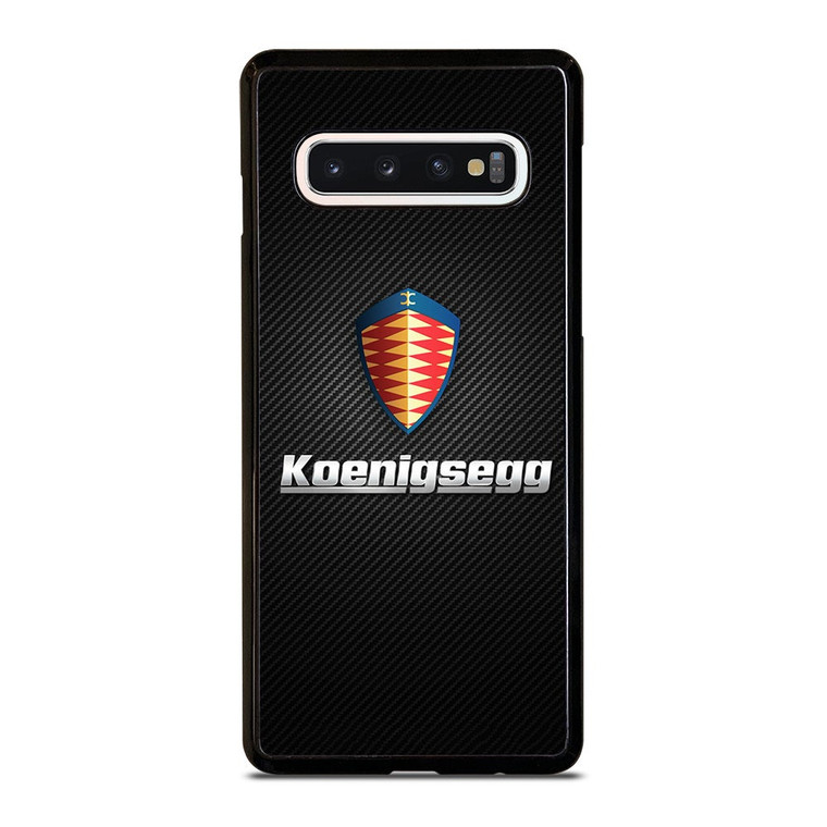 KOENIGSEGG CARBON LOGO Samsung Galaxy S10 Case Cover