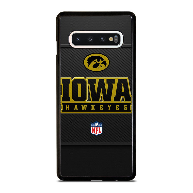 IOWA HAWKEYES CARBON LOGO Samsung Galaxy S10 Case Cover