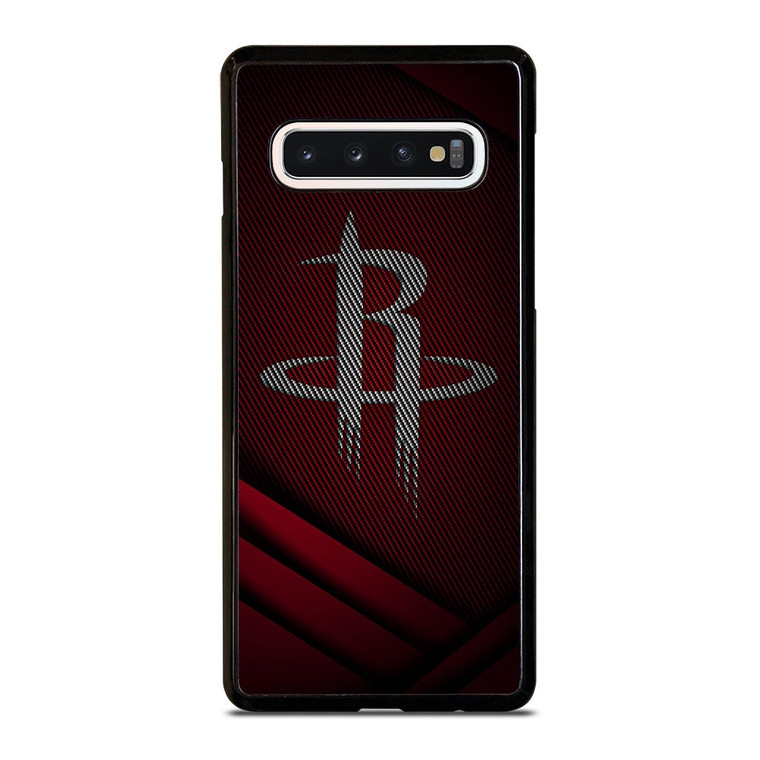 HOUSTON ROCKETS CARBON LOGO Samsung Galaxy S10 Case Cover