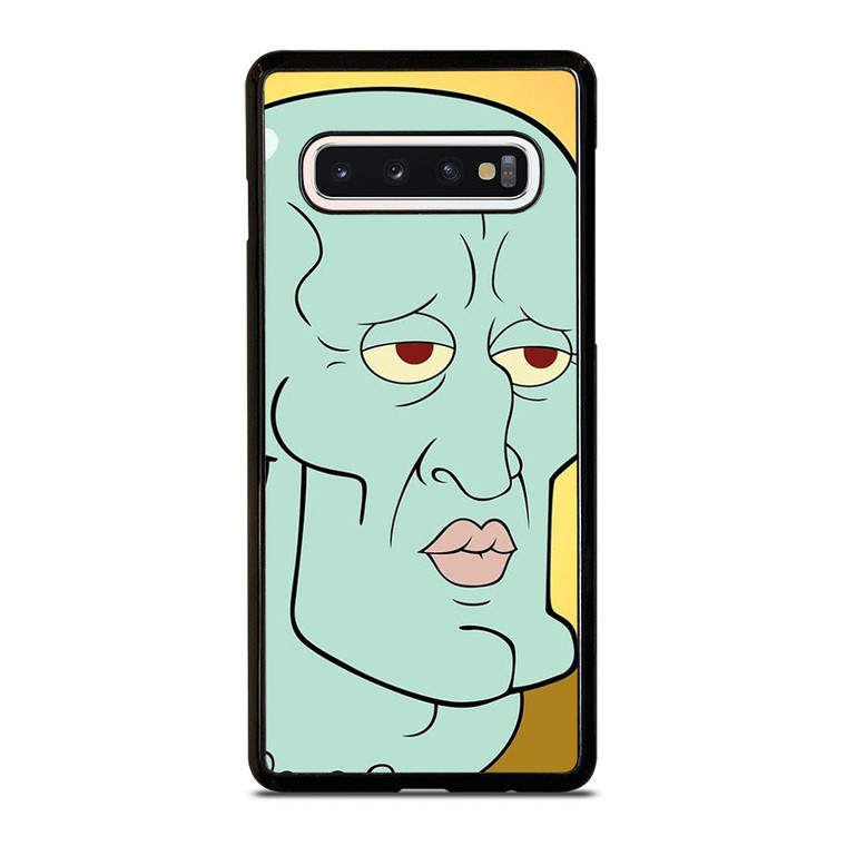 HANDSOME SQUIDWARD CARTOON Samsung Galaxy S10 Case Cover