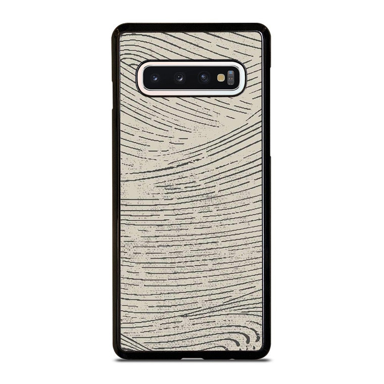 HAND DRAWING WAVES PATTERN Samsung Galaxy S10 Case Cover