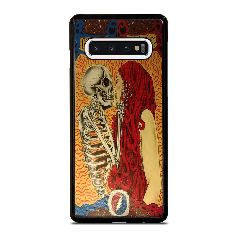 GRATEFUL DEAD KISSING SKELETON Samsung Galaxy S10 Case Cover
