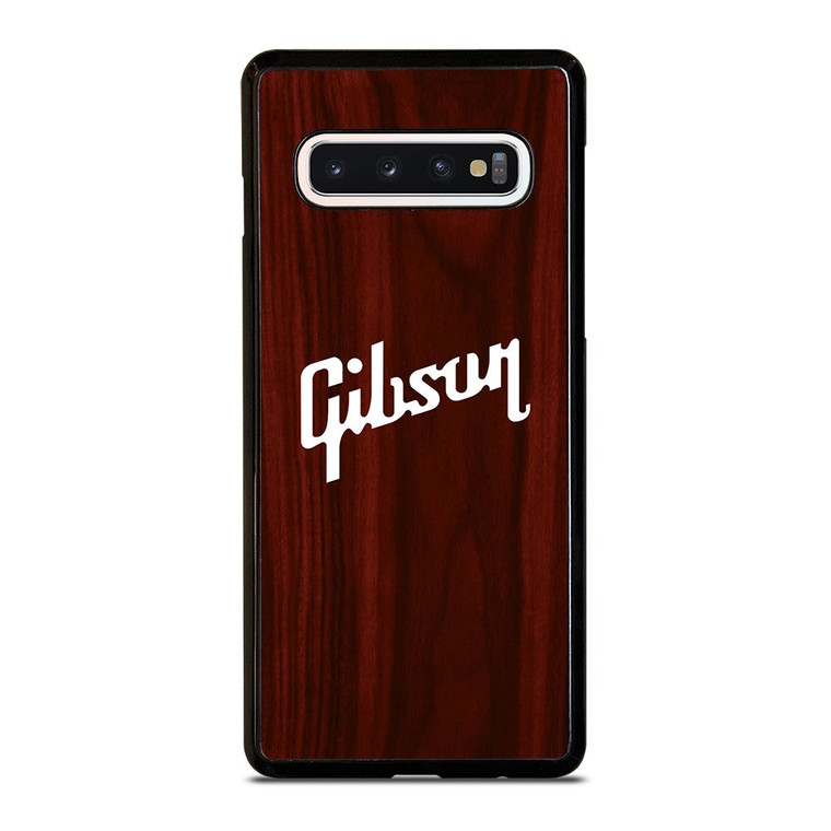 GIBSON GUITAR WOODEN LOGO Samsung Galaxy S10 Case Cover GIBSON GUITAR WOODEN LOGO Samsung Galaxy S10 Case Cover