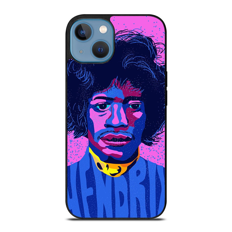 JIMI HENDRIX GUITAR LEGEND ART iPhone 13 Case Cover