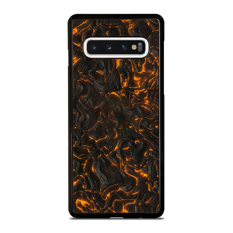 FIRE AND LAVA TEXTURES Samsung Galaxy S10 Case Cover