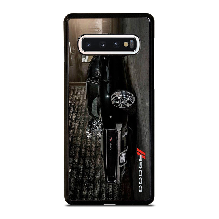 DODGE CHARGER BLACK CAR Samsung Galaxy S10 Case Cover