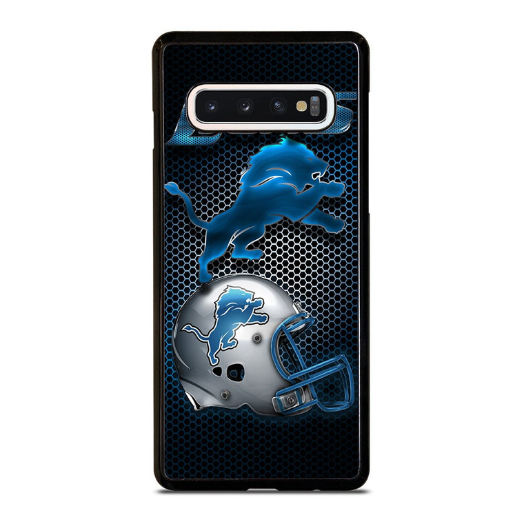 DETROIT LIONS LOGO HELMET Samsung Galaxy S10 Case Cover