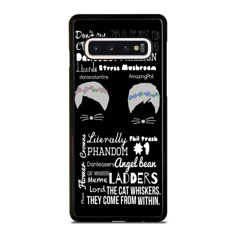 DAN AND PHIL QOTE Samsung Galaxy S10 Case Cover