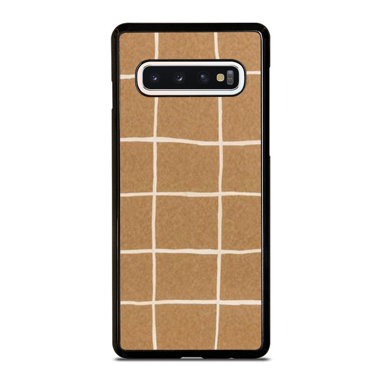 COQUETTE BROWN PATTERN Samsung Galaxy S10 Case Cover