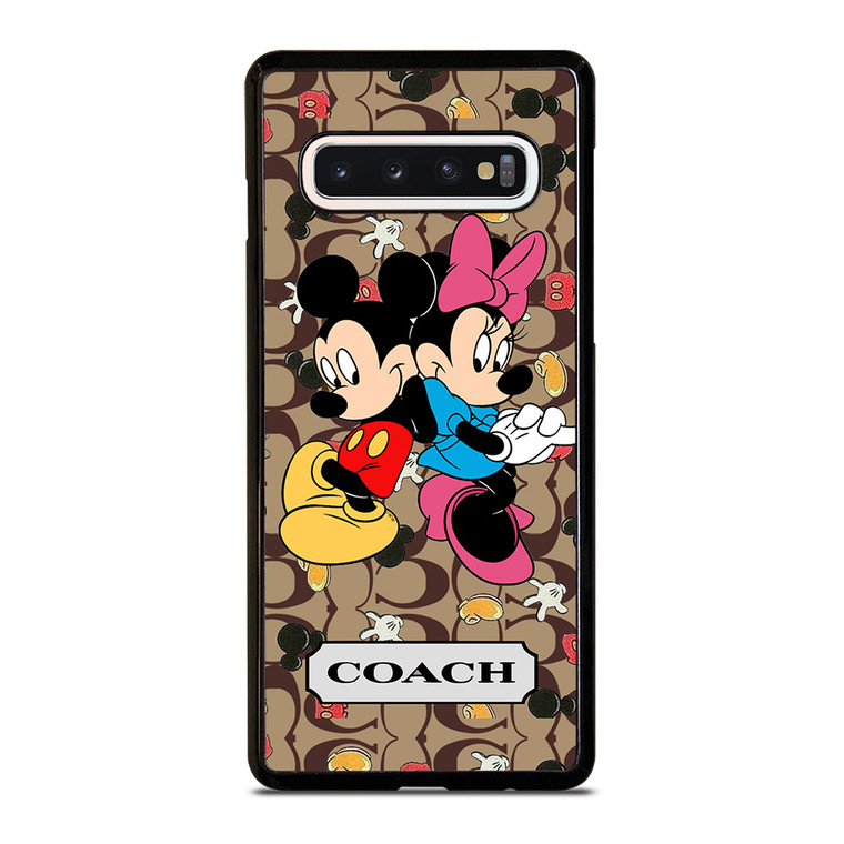 COACH MICKEY MINNIE MOUSE LOVE Samsung Galaxy S10 Case Cover