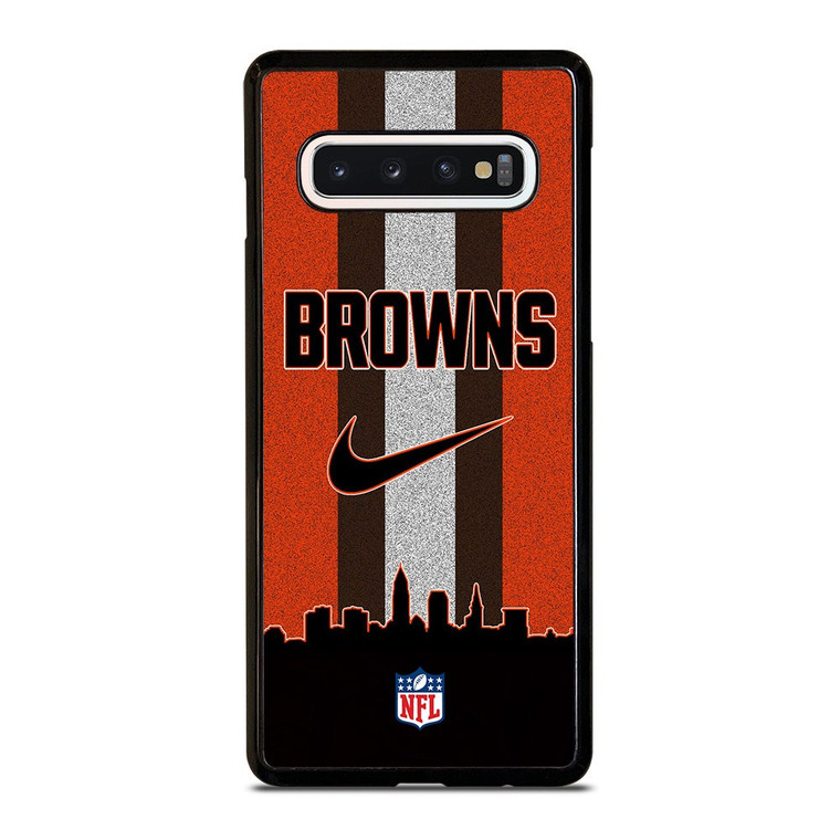 CLEVELAND BROWNS NIKE STRIPE Samsung Galaxy S10 Case Cover