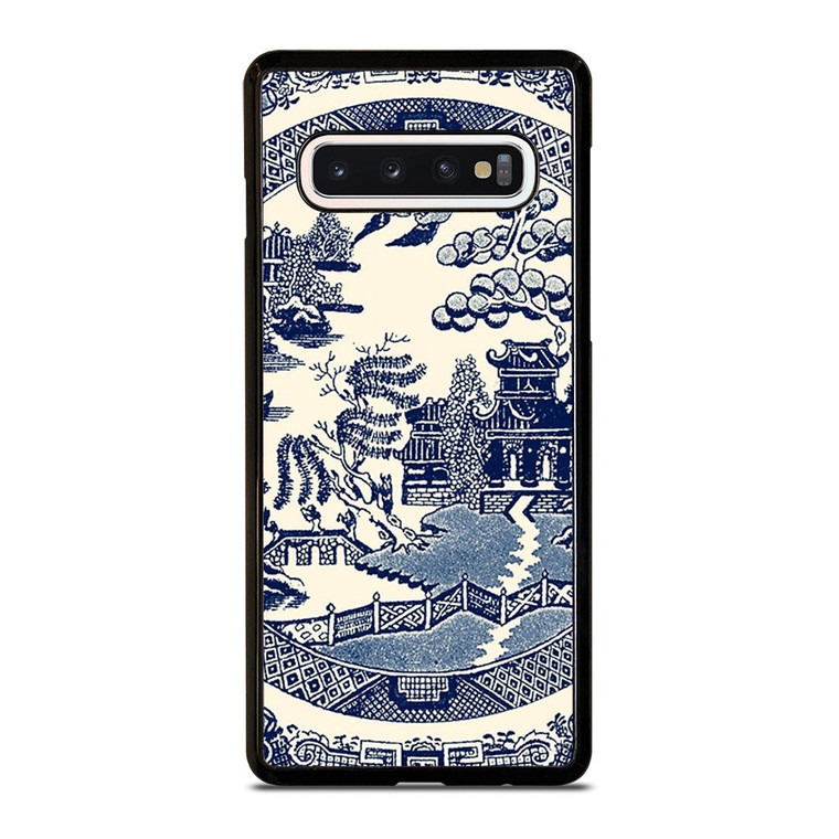 CHINESE BLUE ART Samsung Galaxy S10 Case Cover