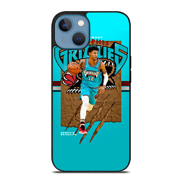 JA MORANT MEMPHIS GRIZZLIES NBA iPhone 13 Case Cover