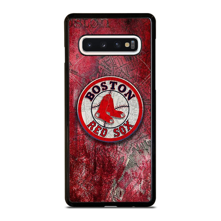 BOSTON RED SOX MLB LOGO Samsung Galaxy S10 Case Cover