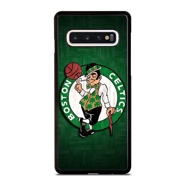 BOSTON CELTICS WOODEN LOGO Samsung Galaxy S10 Case Cover