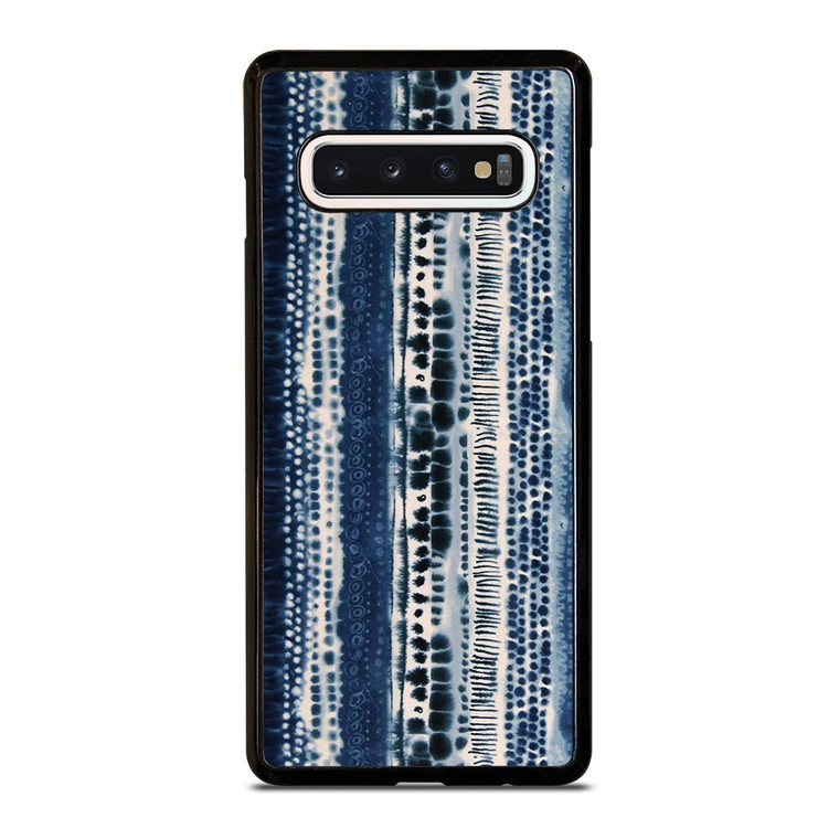 BLUE STRETCHED CHIFFON FABRIC Samsung Galaxy S10 Case Cover