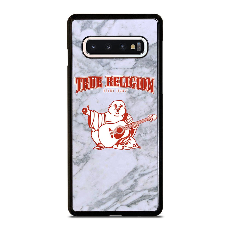 BIG BUDDHA TRUE RELIGION MARBLE Samsung Galaxy S10 Case Cover