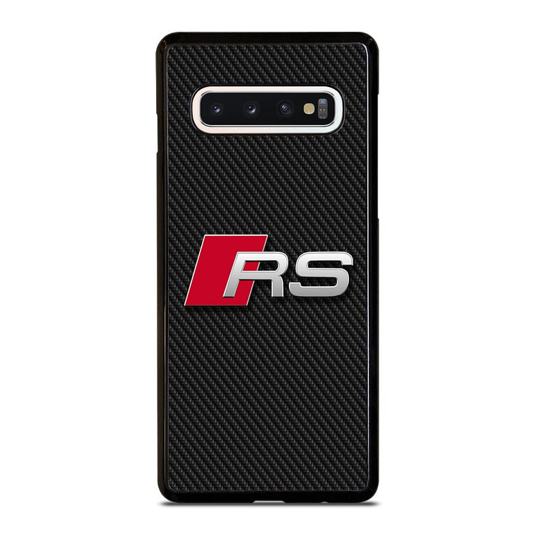 AUDI RS CARBON LOGO Samsung Galaxy S10 Case Cover
