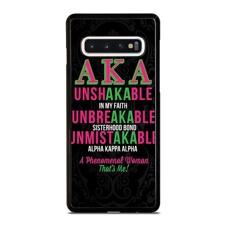 ALPHA KAPPA ALPHA QUOTE Samsung Galaxy S10 Case Cover