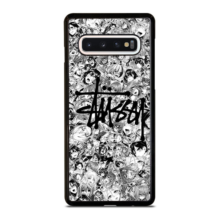 AHEGAO ANIME STUSSY Samsung Galaxy S10 Case Cover