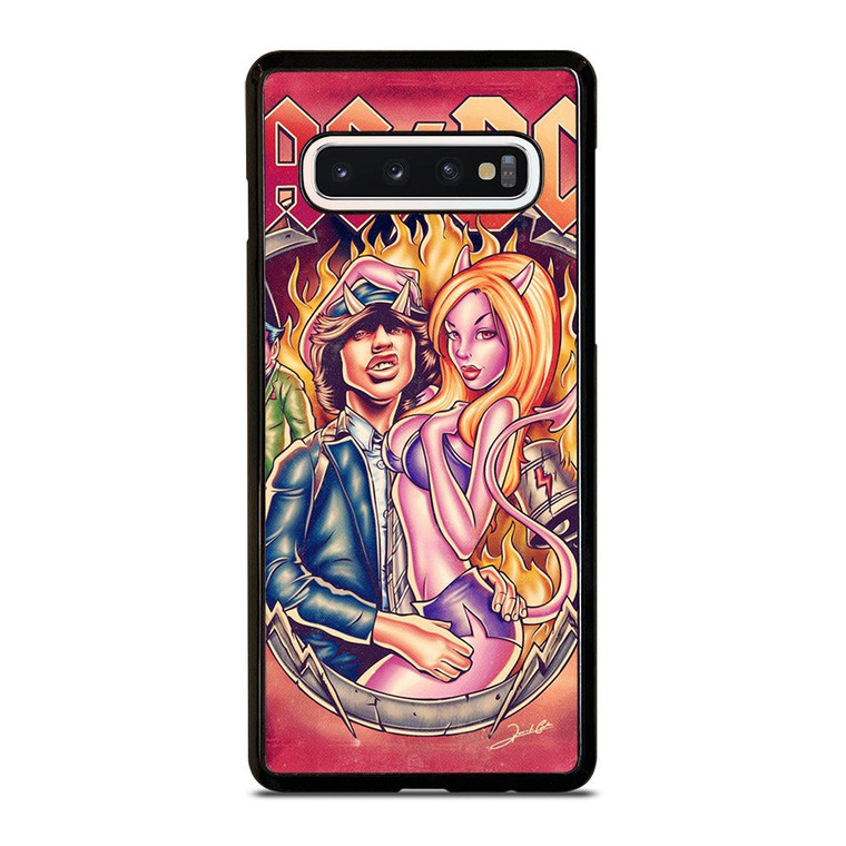 ACDC ROCK BAND Samsung Galaxy S10 Case Cover