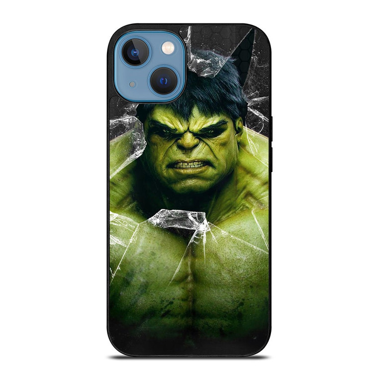 INCREDIBLE HULK CRACKS GLASS iPhone 13 Case Cover